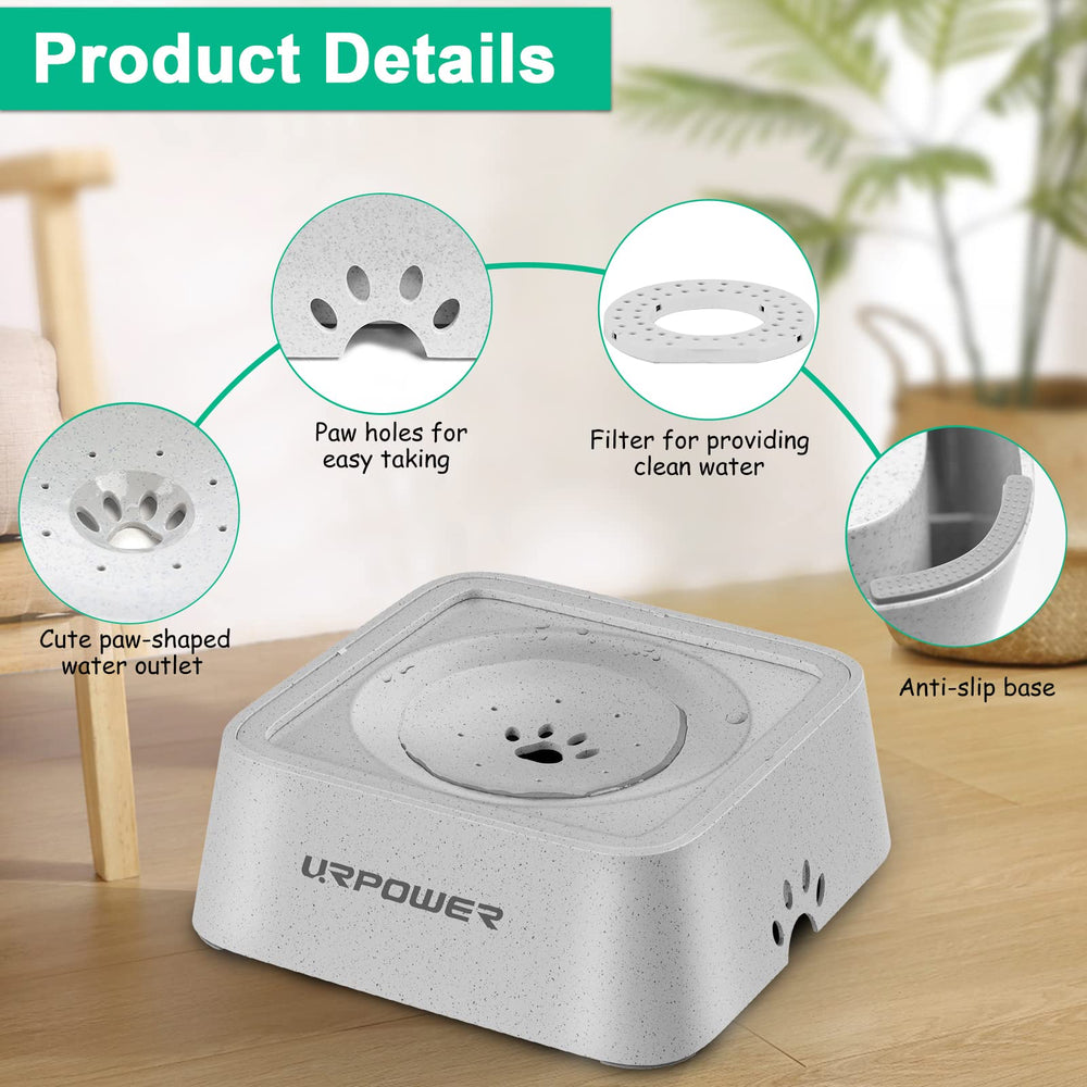 URPOWER bowl made with eco-friendly material for safe pet hydration.