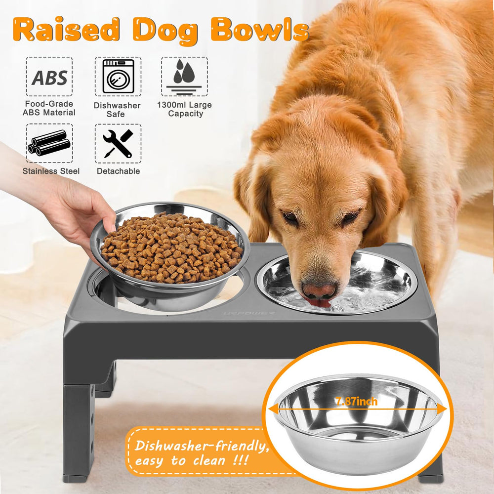 URPOWER non-slip base keeps bowls secure during meals.