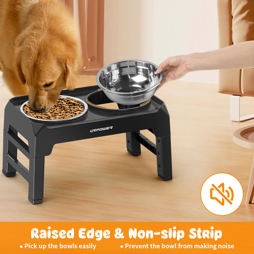 URPOWER elevated feeder reduces joint strain for arthritis and mobility