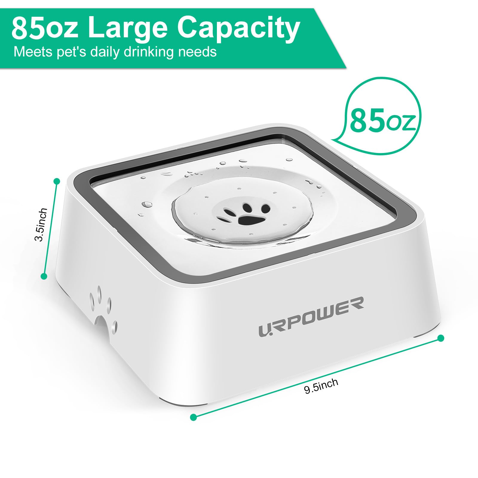 URPOWER floating disk and filter keep water clean and clear.