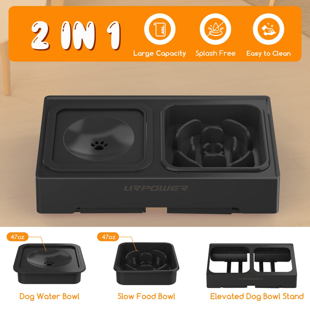 URPOWER foldable legs allow easy storage and travel-ready pet meals.