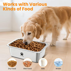 URPOWER large-dog bowls designed to minimize spills and mess.