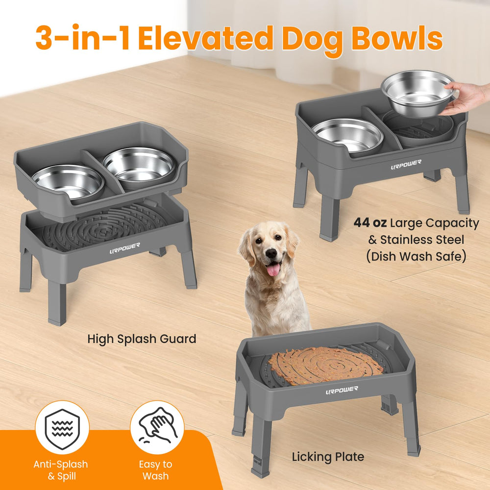 URPOWER licking plate slow feeder encourages mindful eating and longer meals.