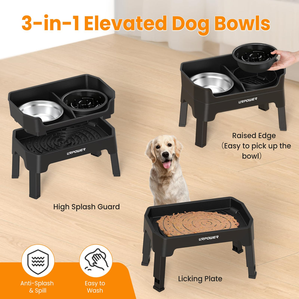 URPOWER licking plate supports mindful, extended mealtime for dogs.