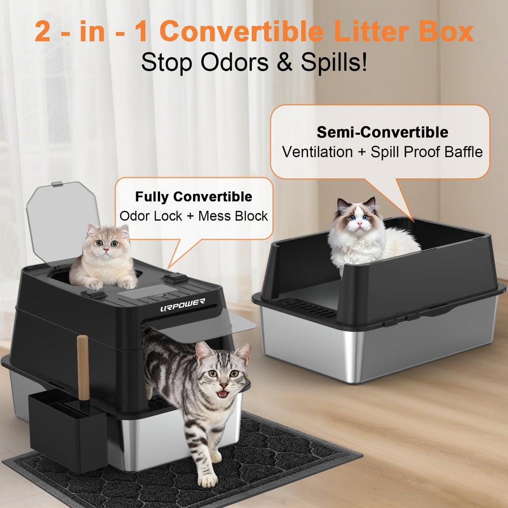 URPOWER enclosed design demonstrating mess containment and privacy