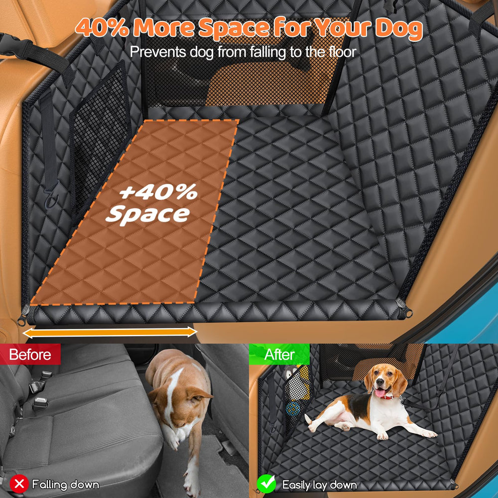 URPOWER mesh window improves airflow and keeps dogs engaged with you.