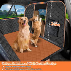 URPOWER mesh window feature for pets to see you and reduce anxiety