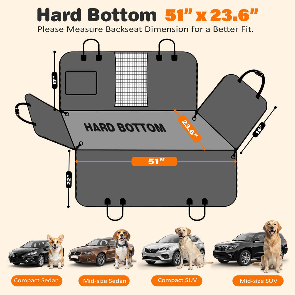 URPOWER mesh window and pocket improve airflow and store toys or treats.