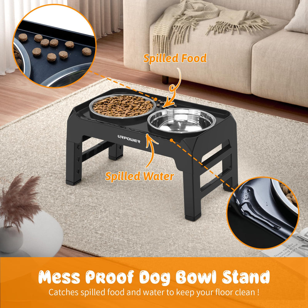 URPOWER no-spill edge helps minimize messes during feeding