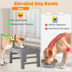 URPOWER no-spill edge keeps the feeding area tidy and floors dry.