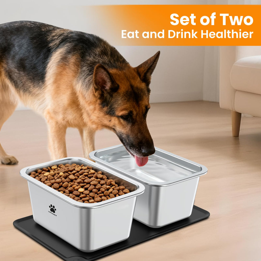 URPOWER no-spill design minimizes mess during pets' meals