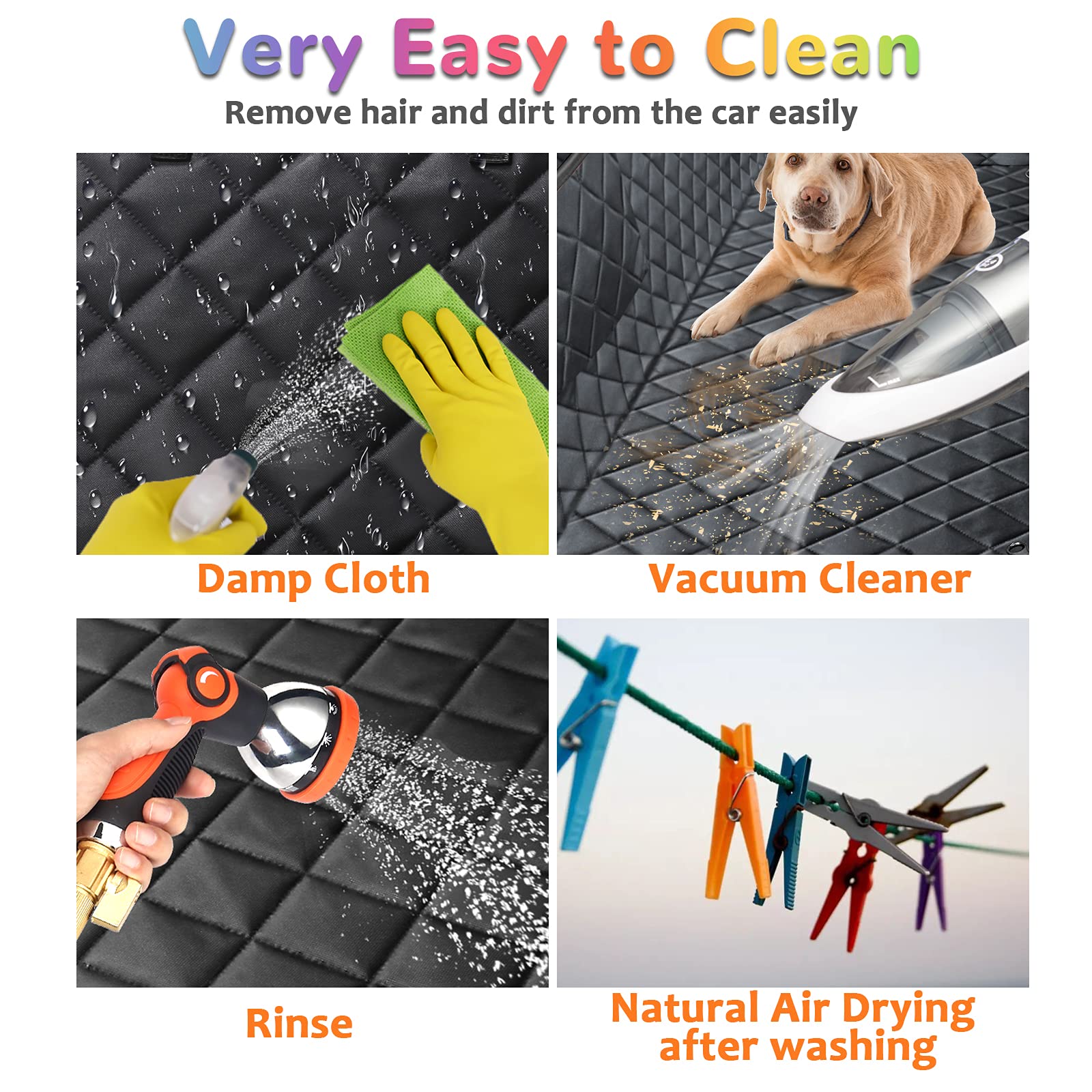 URPOWER smell-free dog seat cover preserves cabin freshness on travel