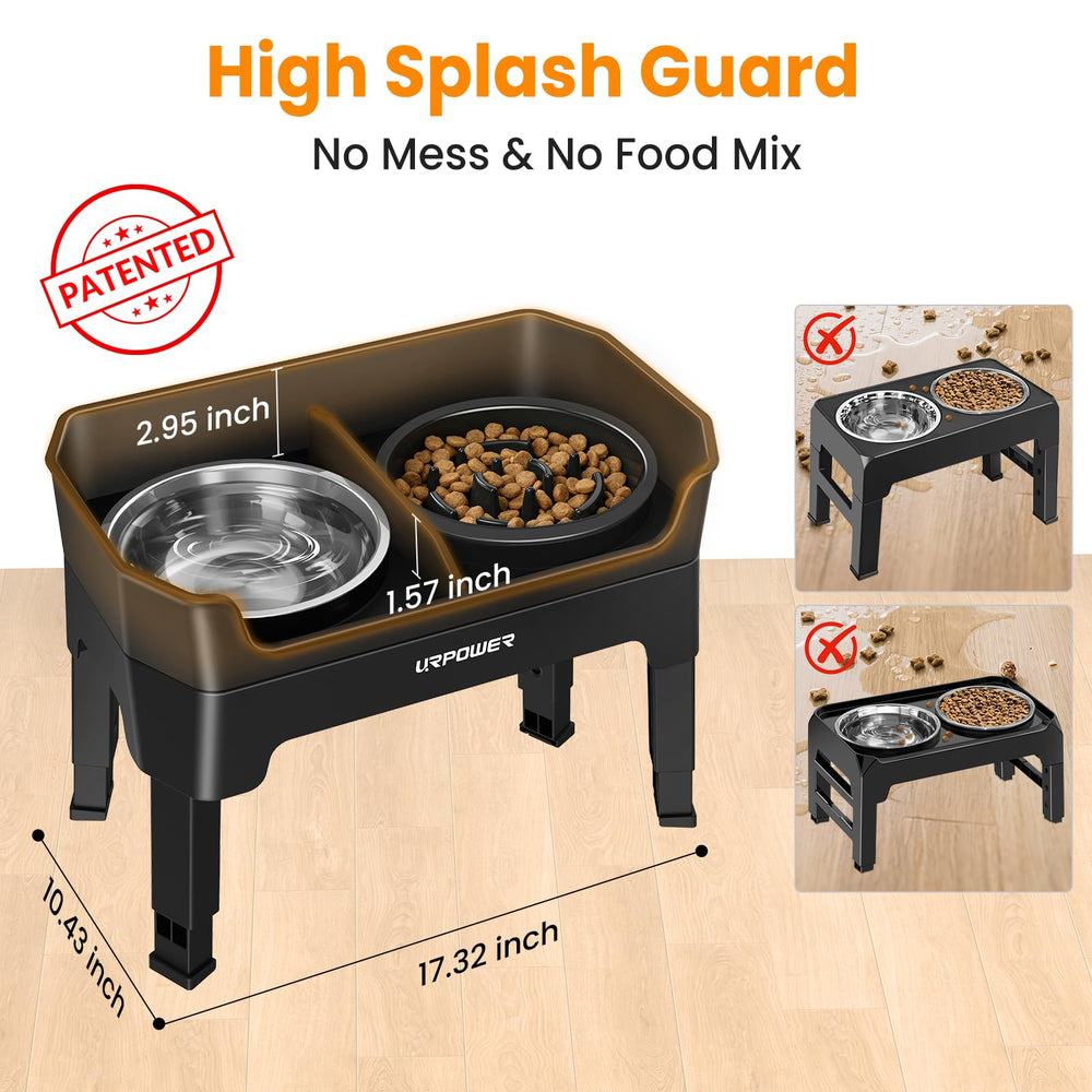 URPOWER stainless steel dog bowl is durable and easy to clean after meals.