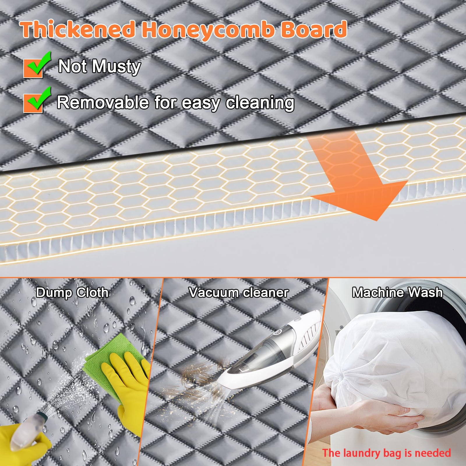 URPOWER waterproof backseat cover is easy to wipe clean after trips.