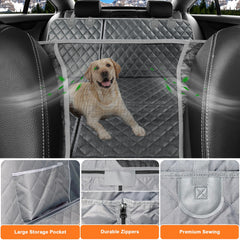 URPOWER waterproof 600D Oxford fabric protects seats from dirt and fur