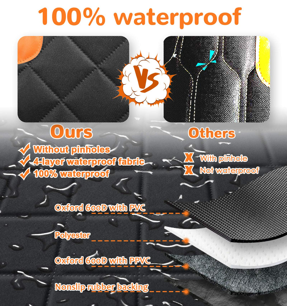 URPOWER waterproof Oxford seat cover keeps upholstery clean