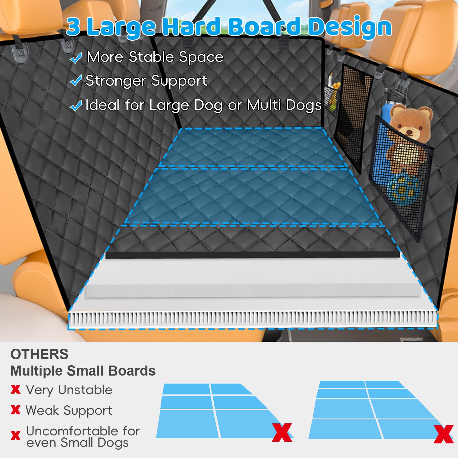 URPOWER XL mesh window reassures anxious dogs by keeping them connected with you