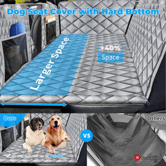 URPOWER XL waterproof cover protecting backseat from mud and hair