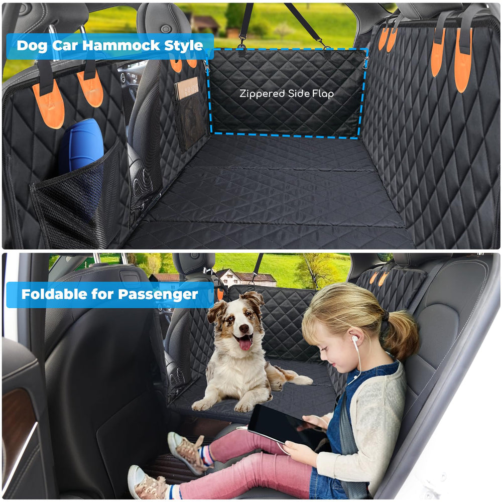 URPOWER zippered side flaps image shows secure dog containment and protection.