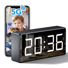 USBRMT 4K camera clock front view with crisp live streaming for clear monitoring
