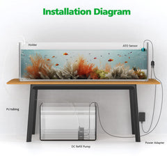 Useek ATO system for reef and freshwater tanks maintains salinity balance