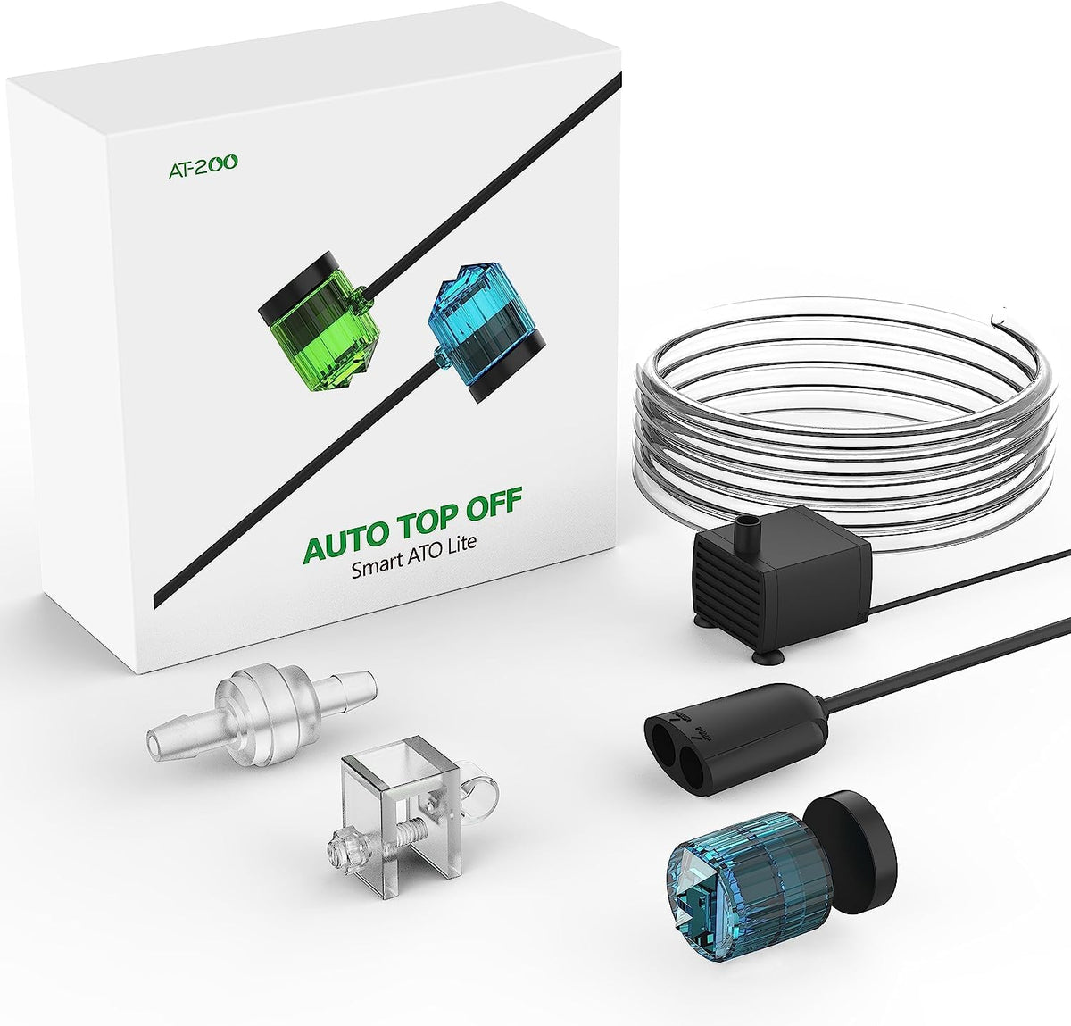 Useek Auto Top Off blue compact design helps stabilize water level in reef and freshwater tanks
