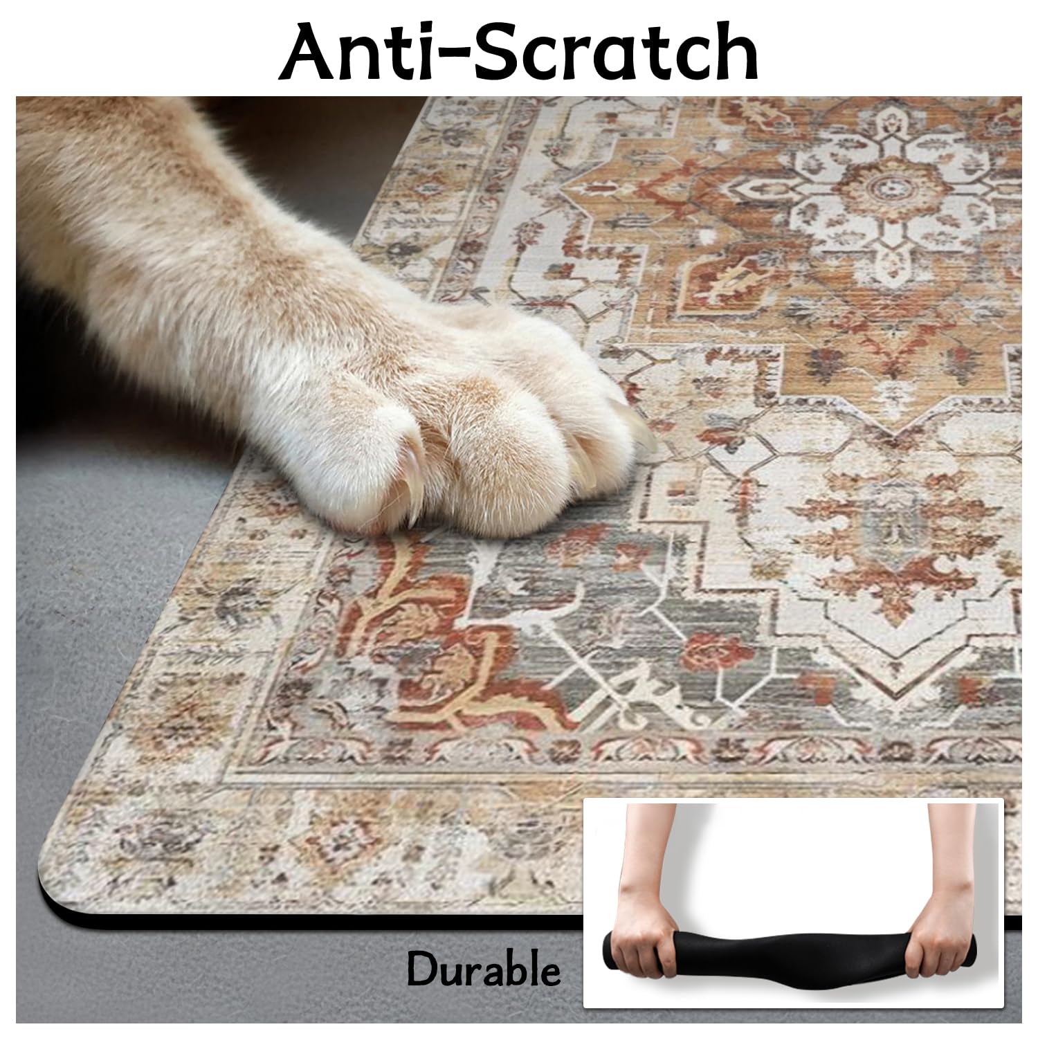 Usnfhcaw pet food mats auto-feeder-dispenser suitable under pet feeding stations.