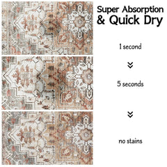 Usnfhcaw pet food mats dry-floor-protection guard floors from moisture.