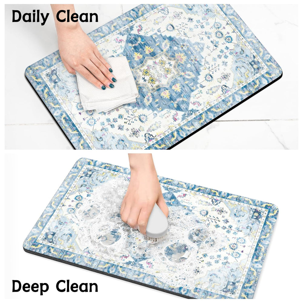 Usnfhcaw pet food mat made from pet-friendly materials for everyday use