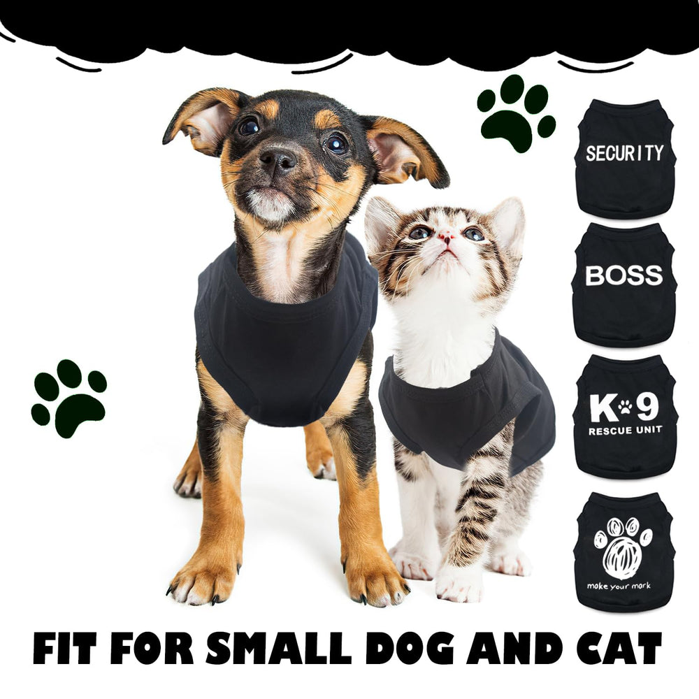 Uswalnna-security-dog-shirt-pattern-closeup highlights fun design for photos and walks