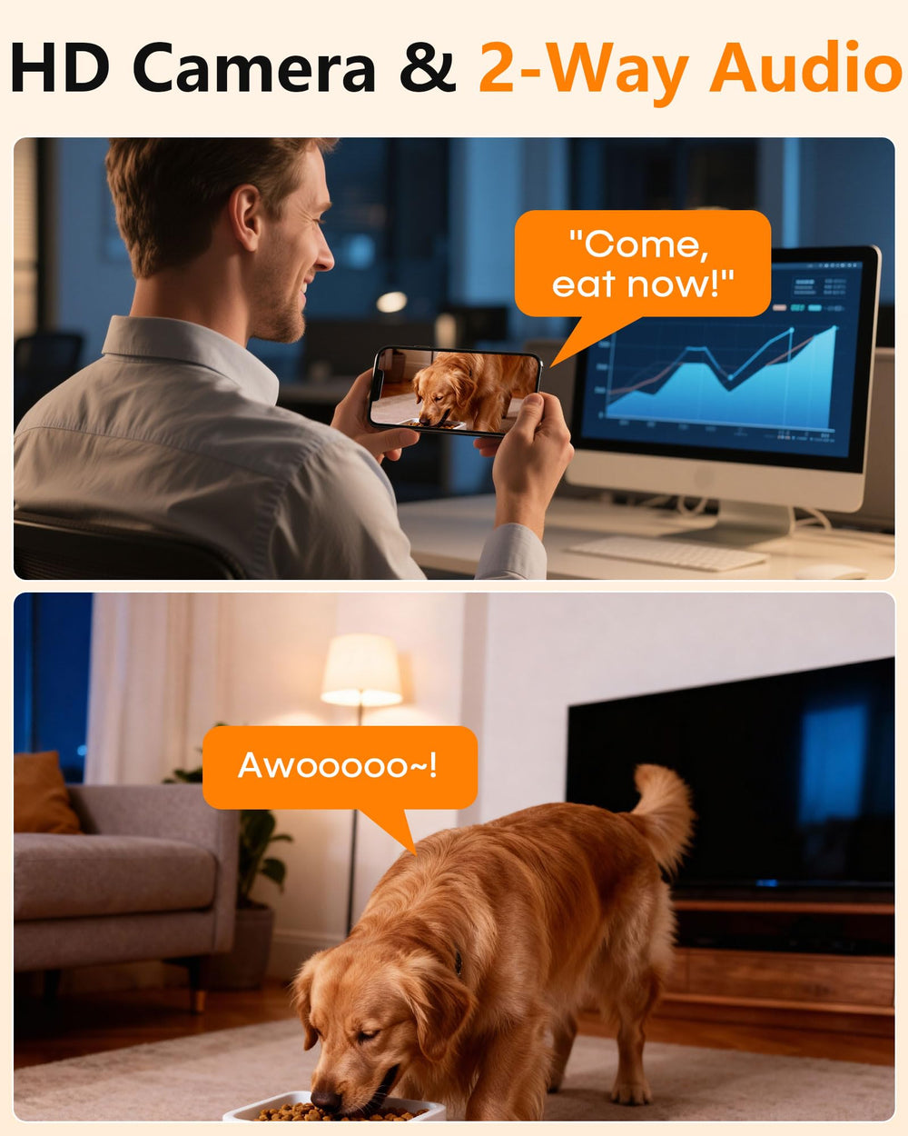UTCG app control demonstrates scheduling up to 15 meals daily.