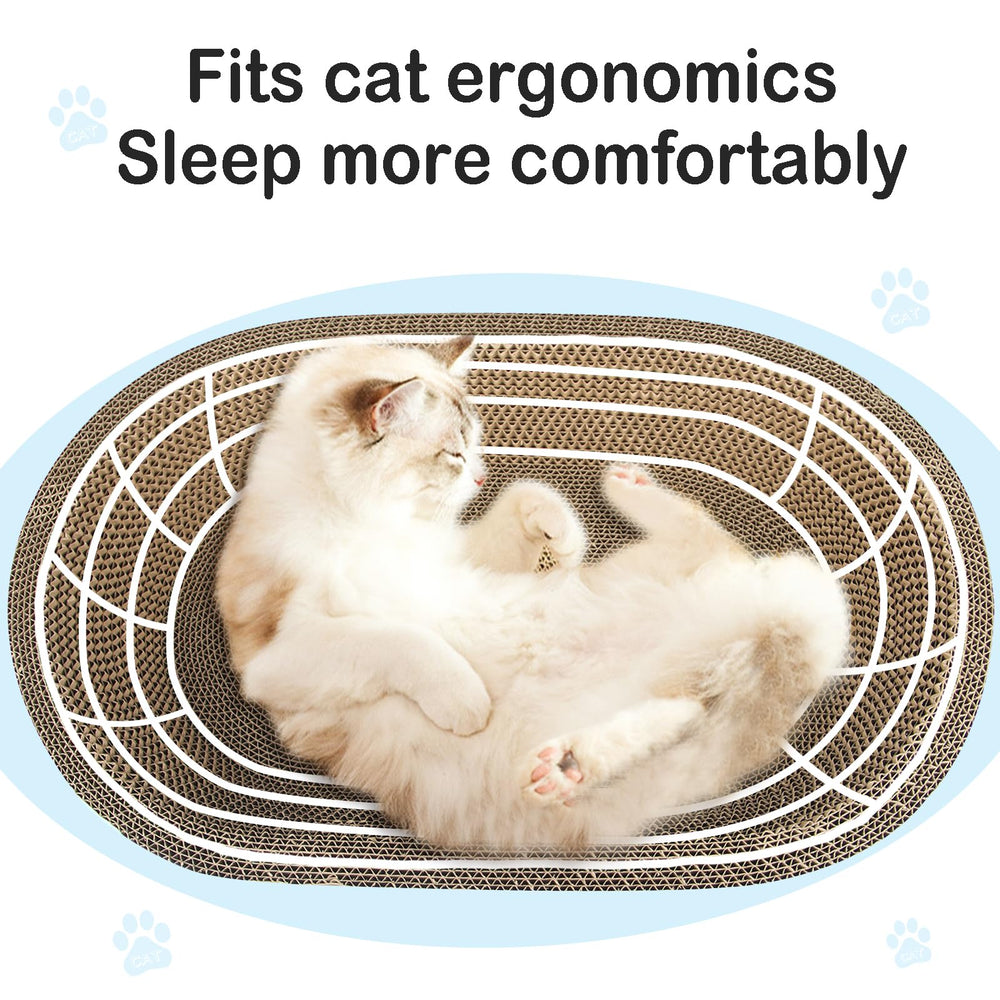 UUig cat scratcher protects furniture by offering claws-friendly outlet in living spaces