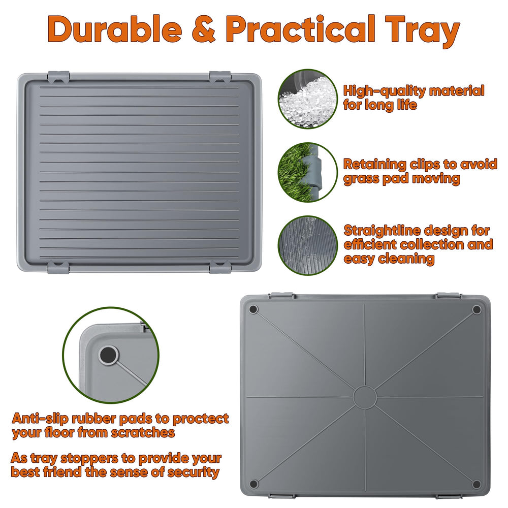 UUpet dog potty outdoor-use image demonstrates versatile setup for varied living spaces.