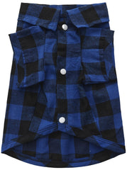 UUREED owner plaid shirt pairs with your dog for coordinated outfits