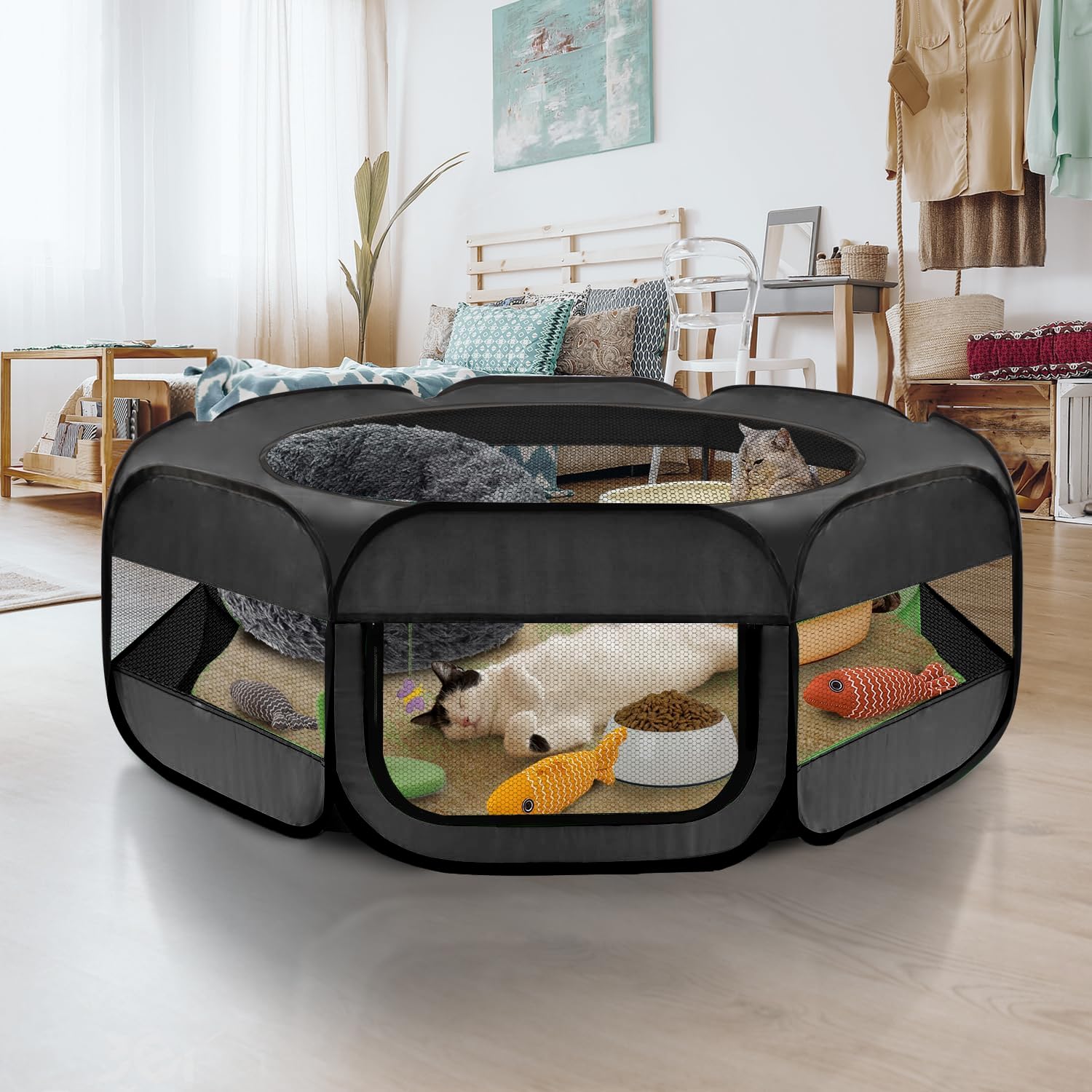 UWE Extra Large Playpen carry bag—portable setup for camping, parks, or rooms.