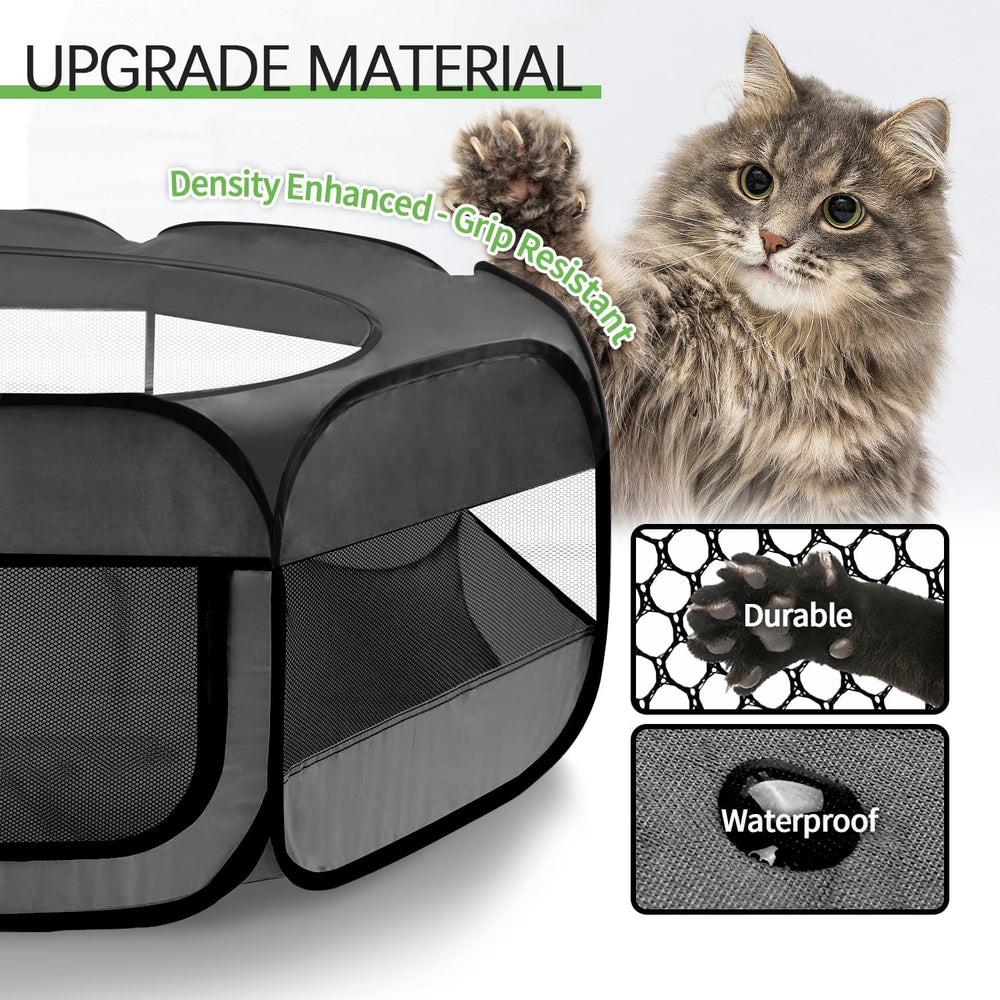 UWE Playpen waterproof material 190T—easy to clean and mess containment.