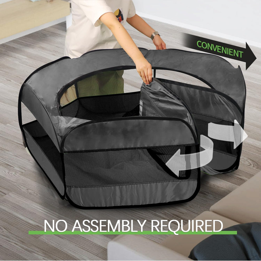 UWE Playpen zipper cover—secure containment with adjustable entry for pets.