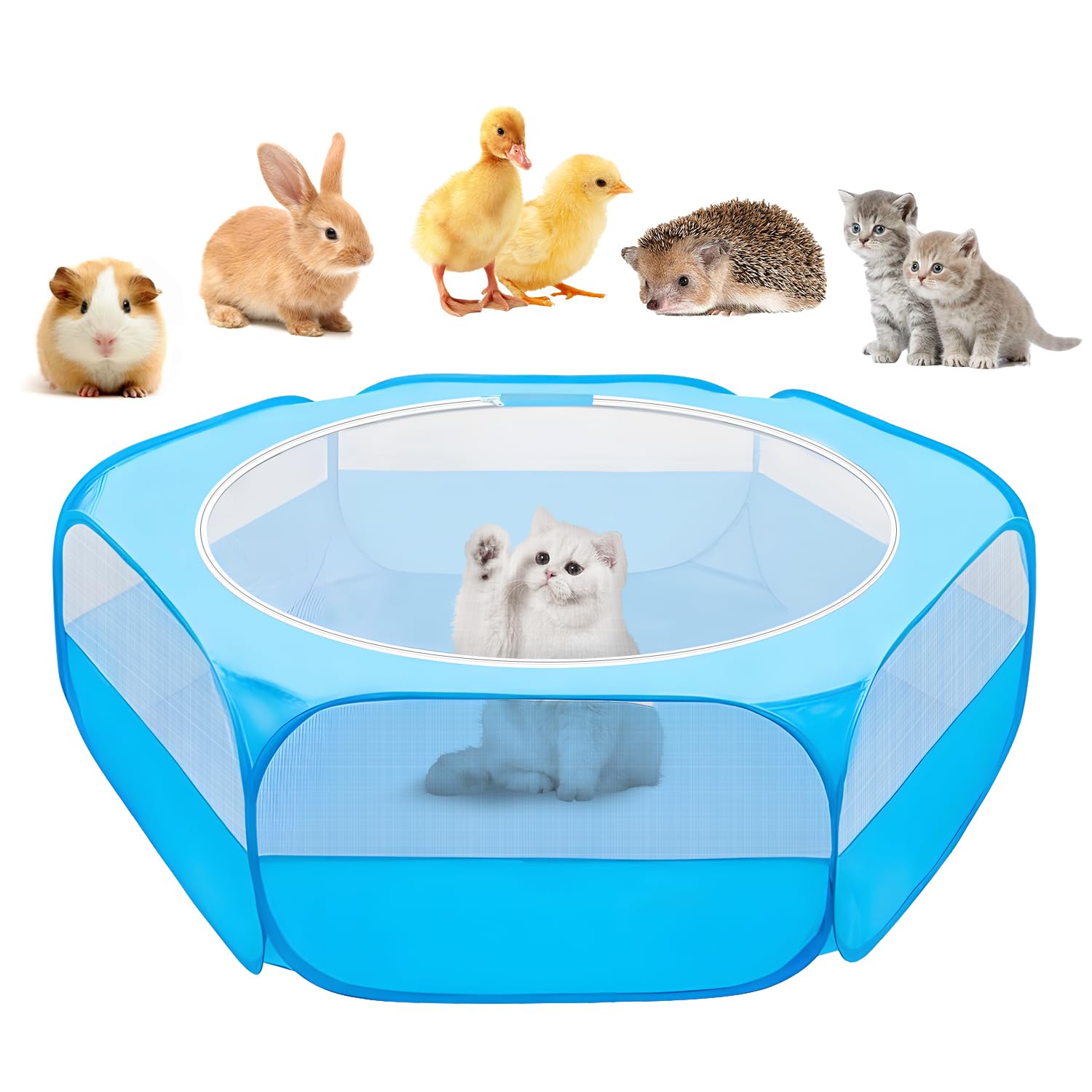 UWE small animal playpen outdoor use offers a safe, spacious exercise area.
