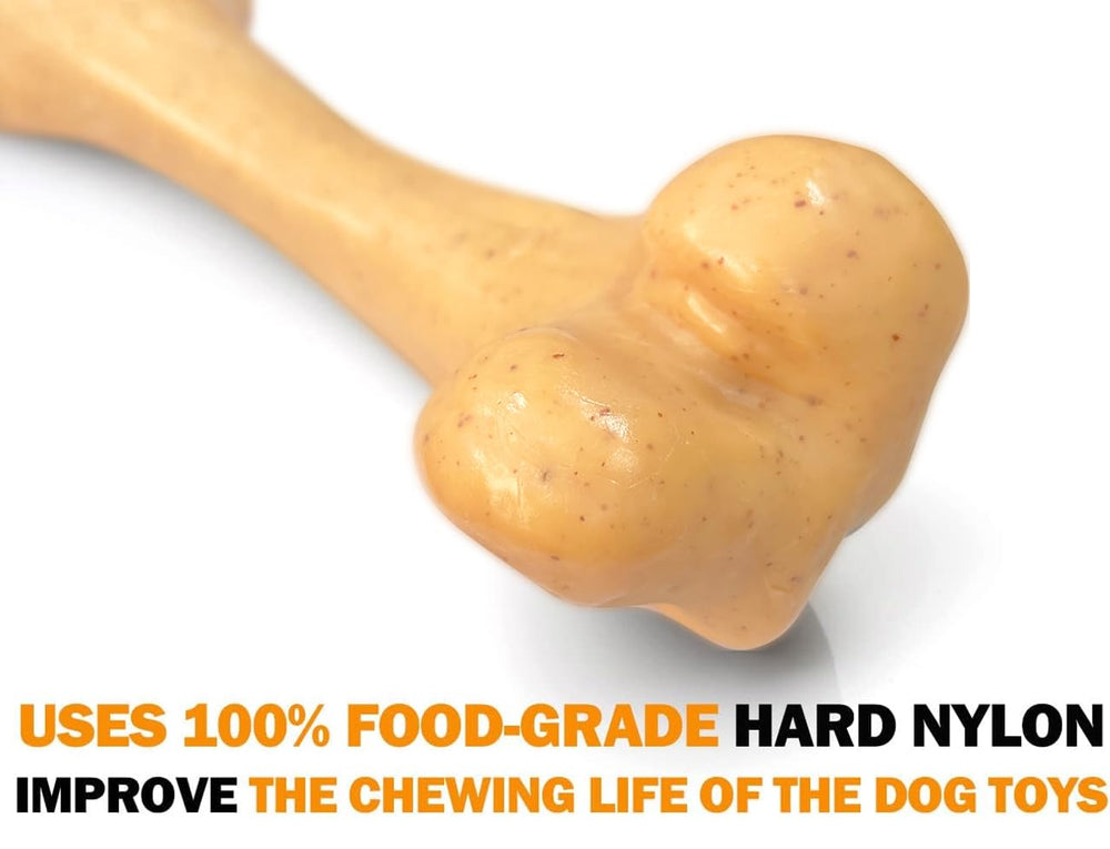 UXVA nylon dog toy teething puppies easing teething discomfort with chewy texture