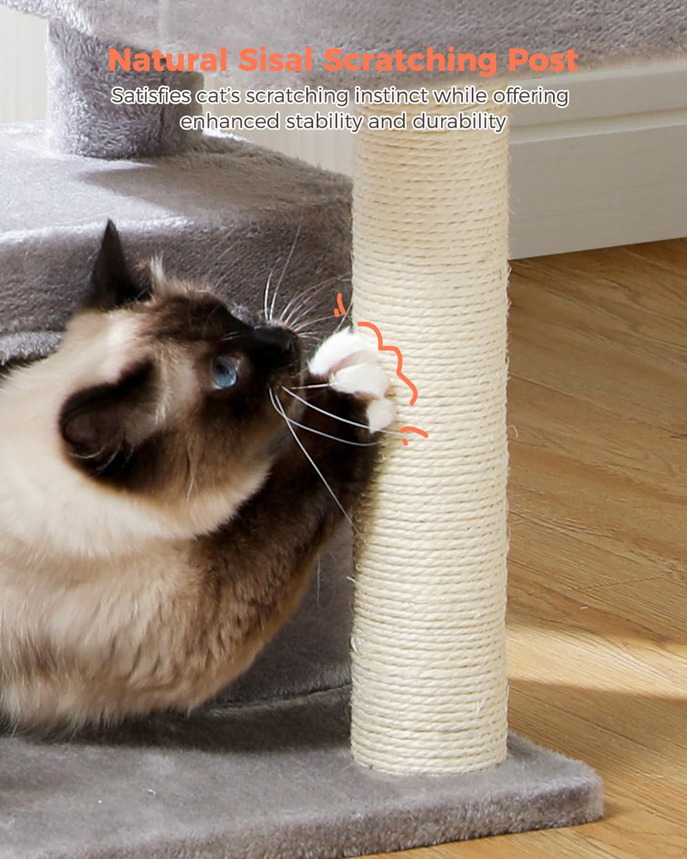 UYMI 32-cat-tree multi-cat layout supports two to three cats