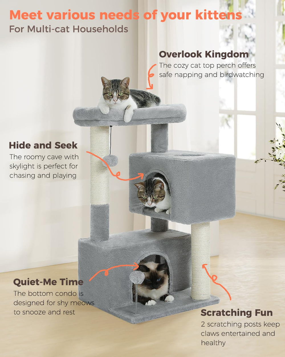 UYMI 32-cat-tree sisal posts inviting scratching