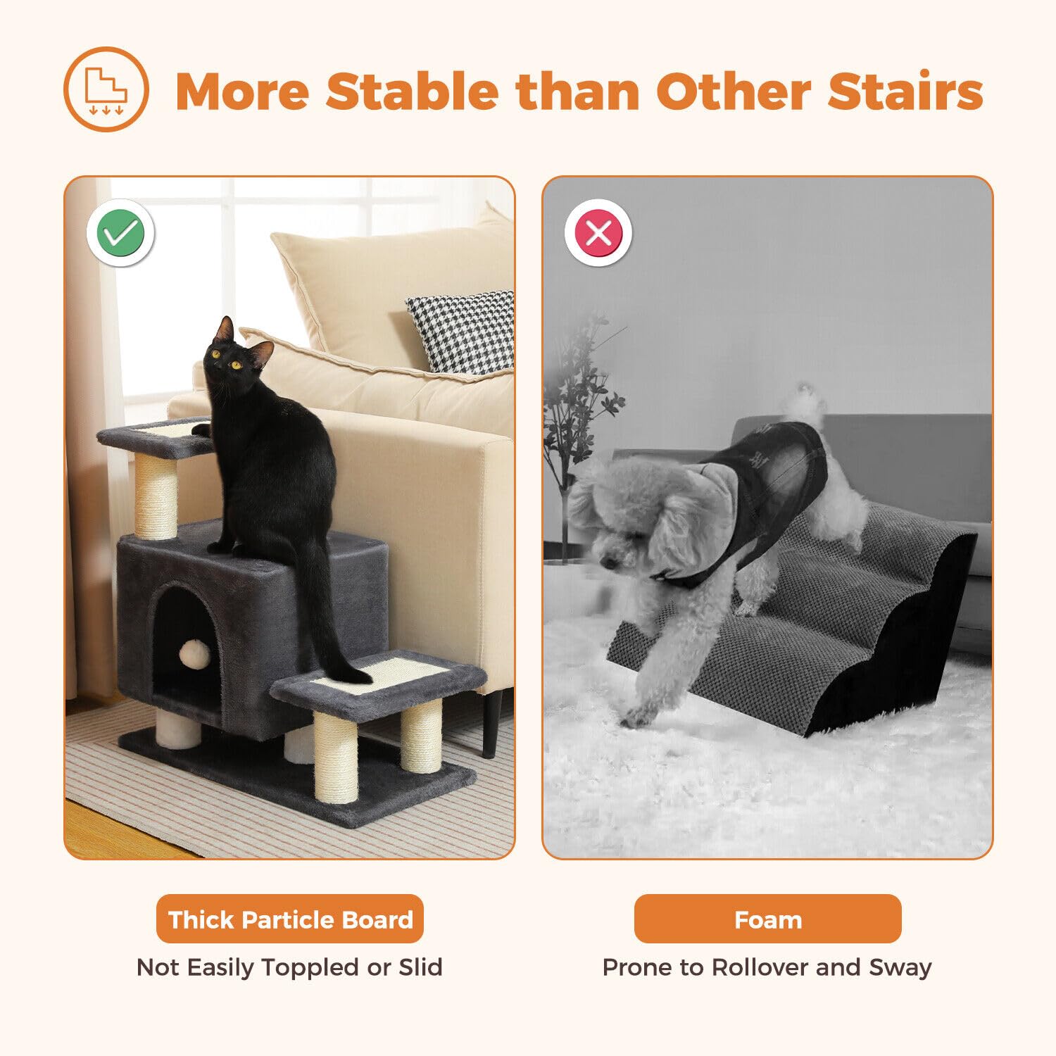UYMI easy-assembly with labeled parts and included tools.