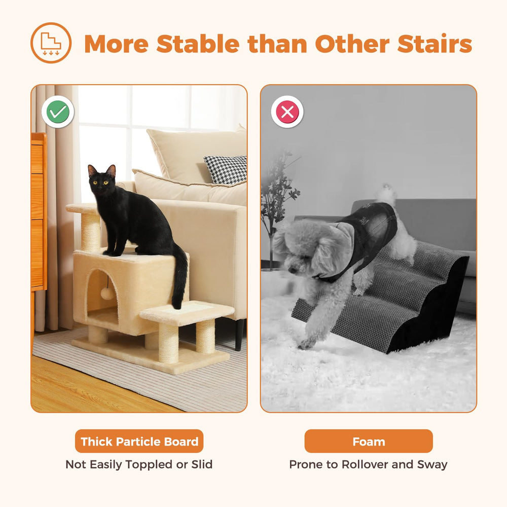 UYMI stable non-slip base reduces tipping on hard floors.