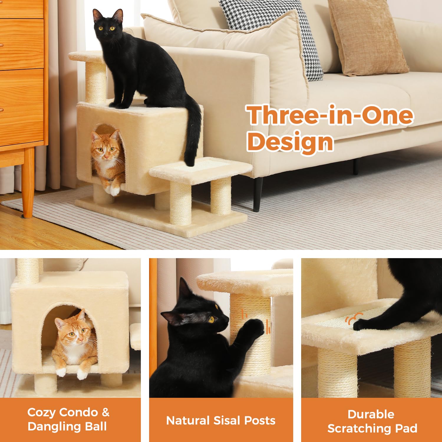 UYMI sturdy particle-board frame delivers stable climbing and long-lasting durability.