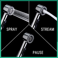 V-Frankness 100-inch hose provides extended reach for comfortable outdoor baths