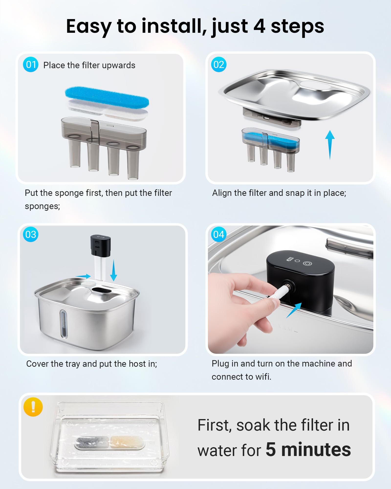 Vacqueen dual power supply illustration depicts plug-in and battery backup options