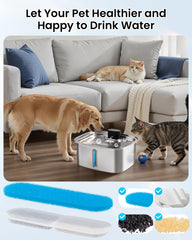 Vacqueen Tri-Pure filtration close-up illustrating multi-layer filtration for clean water