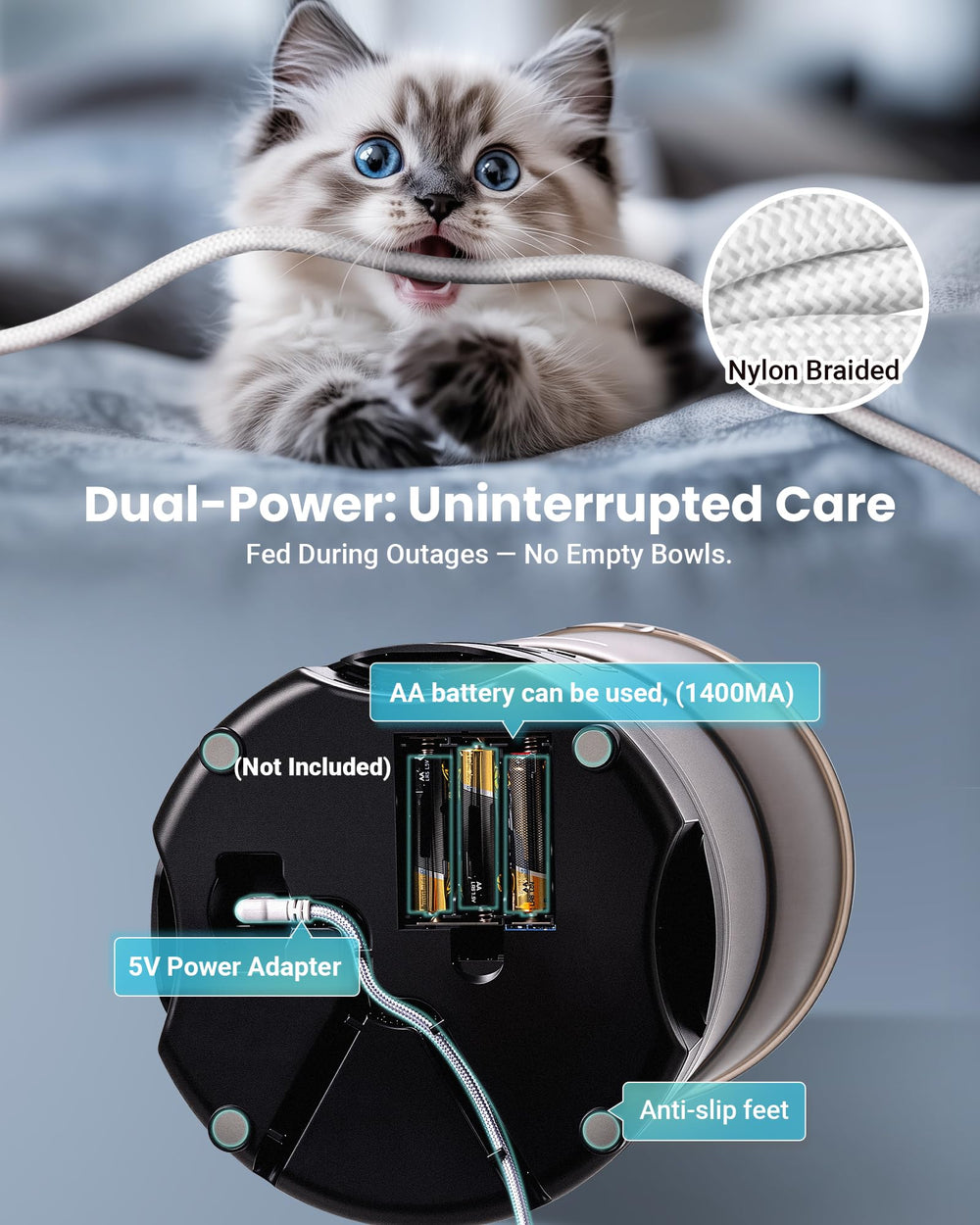 Vacqueen 10-second voice recorder to call pets to meals