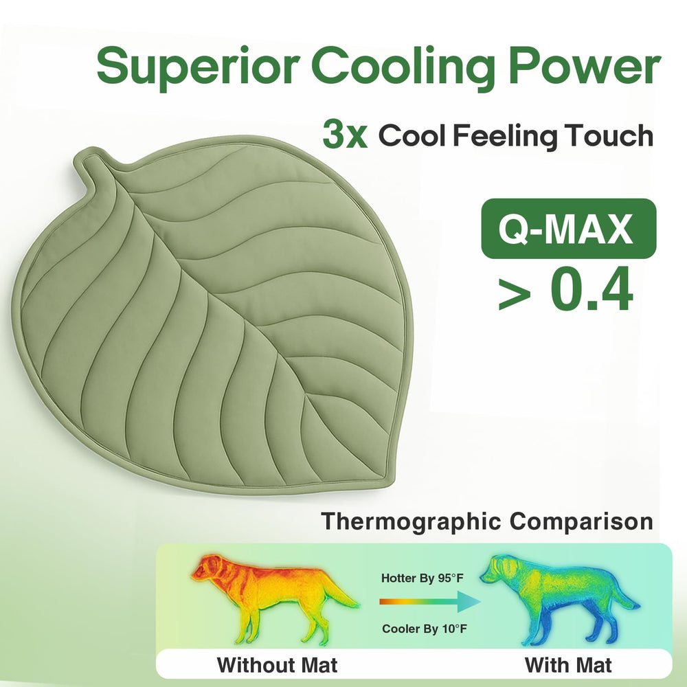 Vagascape Dog Cooling Mat breathable fabric enhances surface cooling.