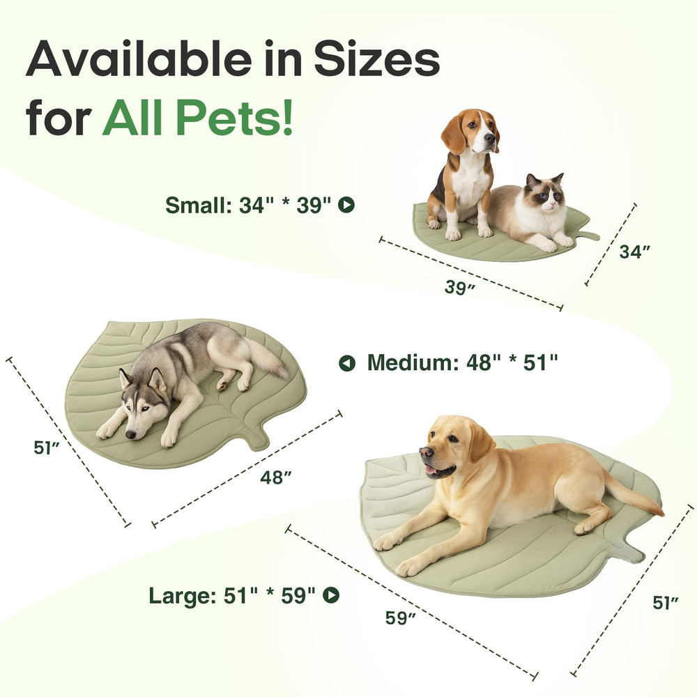 Vagascape Dog Cooling Mat large size provides roomy lounging area.